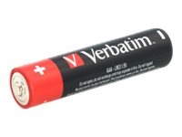 Verbatim - Batterie 10 x AAA / LR03 - Alcaline - 49874 - Batteries universelles