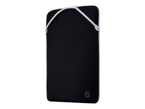 HP Reversible Protective - Housse d'ordinateur portable - 15.6" - noir, argent - pour Laptop 15, 15s; Pavilion 15 - 2F2K5AA - Sacoches pour ordinateur portable