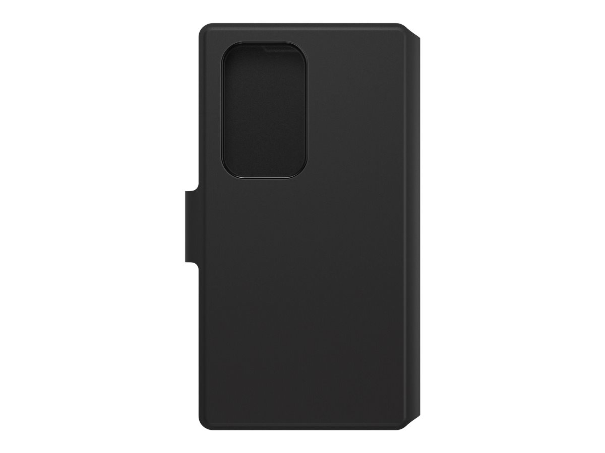 OtterBox Strada Series Via - Étui à rabat pour téléphone portable - matériel synthétique - noir - pour Samsung Galaxy S23 Ultra - 77-91287 - Coques et étuis pour téléphone portable