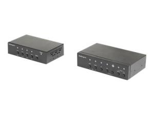 StarTech.com Adaptateur HDMI sur Ethernet avec switch et scaler vidéo intégrés - Switch HDMI, VGA, DisplayPort vers HDMI via RJ45 - Rallonge vidéo/audio/infrarouge/réseau - HDMI, DisplayPort, HDBaseT, VGA - plus de CAT 6 - jusqu'à 70 m - Conformité TAA - ST121HDBTSC - Prolongateurs de signal