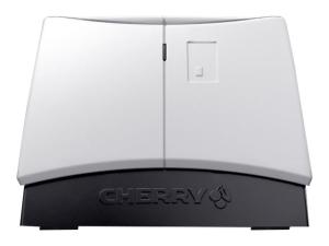 CHERRY SmartTerminal ST-1144 - Lecteur de cartes à puce - USB 2.0 - blanc (supérieur), base noire - ST-1144UB - Lecteurs smartcard