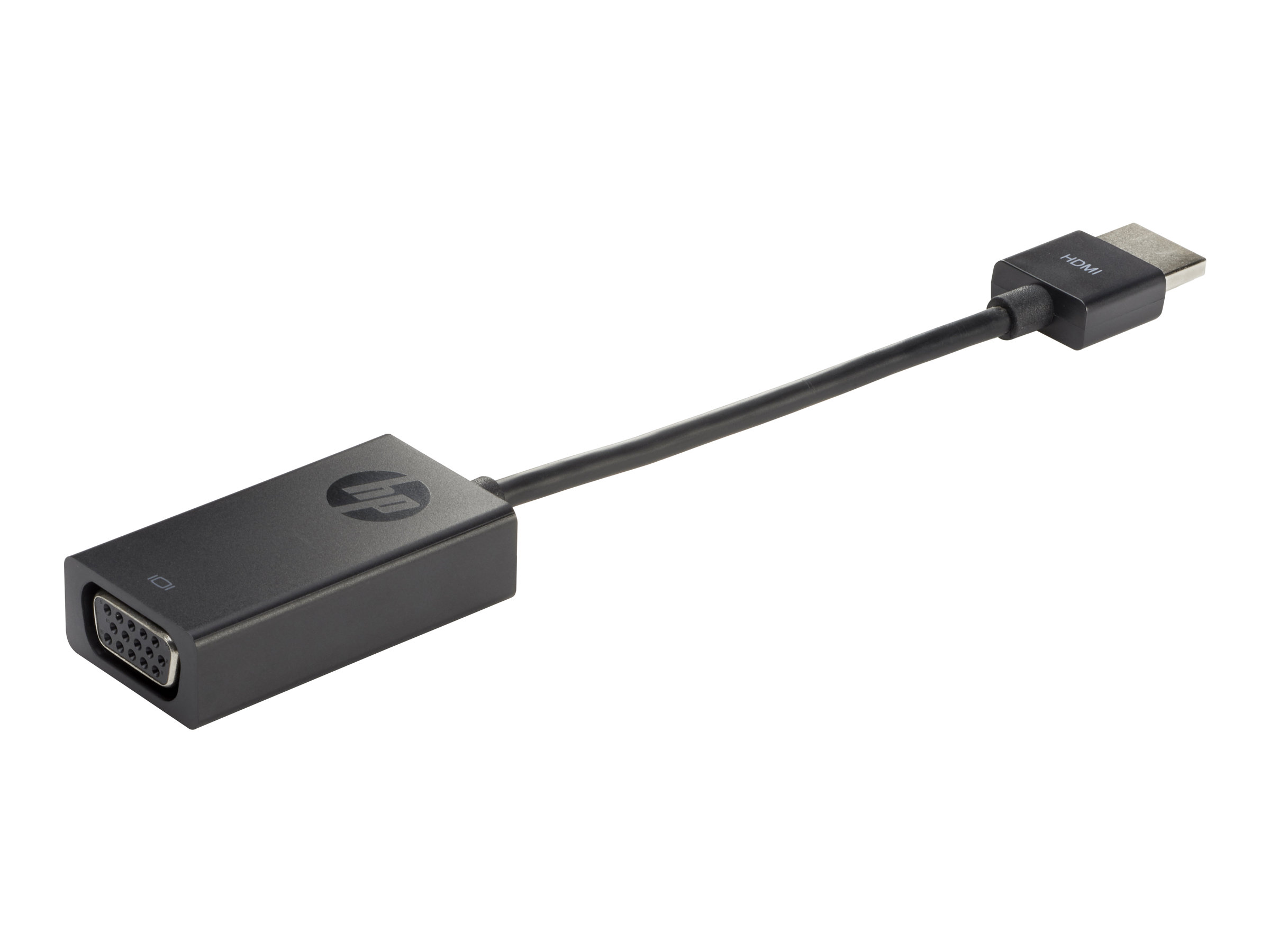 HP HDMI to VGA Display Adapter - Adaptateur vidéo - HD-15 (VGA) femelle pour HDMI mâle - H4F02AA#AC3 - Câbles HDMI
