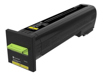 Lexmark - Jaune - original - cartouche de toner LCCP, LRP - pour Lexmark CS820, CX820, CX825, CX860 - 72K20Y0 - Cartouches de toner