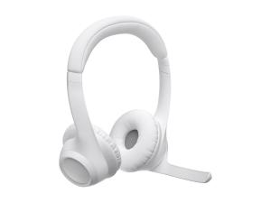 Logitech Zone 300 - Micro-casque - sur-oreille - Bluetooth - sans fil - blanc cassé - 981-001417 - Écouteurs