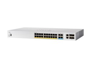 Cisco Catalyst 1300-24MGP-4X - Commutateur - C3 - Géré - 24 x 10/100/1000 (PoE+) + 4 x 10 Gigabit SFP+ - Montable sur rack - PoE+ (195 W) - C1300-24MGP-4X - Concentrateurs et commutateurs gigabit