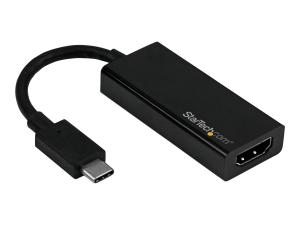 StarTech.com Adaptateur USB-C vers HDMI - Convertisseur USB Type-C vers HDMI - 4K 60Hz - Adaptateur vidéo externe - USB-C - HDMI - noir - pour P/N: TB3DK2DPM2, TB3DOCK2DPPD, TB3DOCK2DPPU, TB4CDOCK - CDP2HD4K60 - Adaptateurs vidéo grand public