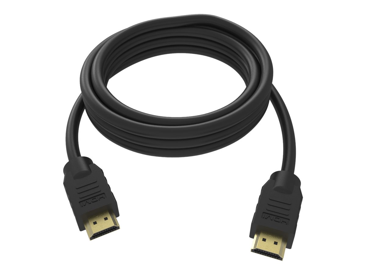 VISION Professional - Câble HDMI avec Ethernet - HDMI mâle pour HDMI mâle - 10 m - noir - support 4K - TC 10MHDMI/BL - Accessoires pour systèmes audio domestiques