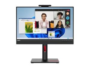 Lenovo ThinkCentre Tiny-in-One 24 Gen 5 - Écran LED - 23.8" (23.8" visualisable) - écran tactile - 1920 x 1080 Full HD (1080p) @ 60 Hz - IPS - 250 cd/m² - 1000:1 - 4 ms - HDMI, DisplayPort - haut-parleurs - noir corbeau - 12NBGAT1EU - Écrans d'ordinateur