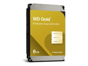 WD Gold WD6004FRYZ - Disque dur - Enterprise - 6 To - interne - 3.5" - SATA 6Gb/s - 7200 tours/min - mémoire tampon : 256 Mo - WD6004FRYZ - Disques durs internes