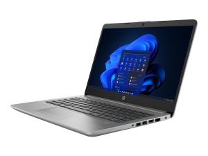 HP 245 G9 Notebook - AMD Ryzen 5 - 5625U / jusqu'à 4.3 GHz - Win 11 Home - Radeon Graphics - 8 Go RAM - 256 Go SSD NVMe, HP Value - 14" 1366 x 768 (HD) - Gigabit Ethernet - Wi-Fi 5 - cendres argent sombre - clavier : Français - 5Y431EA#ABF - Ordinateurs portables