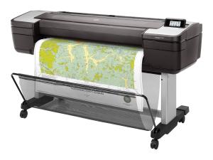 HP DesignJet T1700 - 44" imprimante grand format - couleur - jet d'encre - 1118 x 1676 mm - 2 400 x 1 200 ppp - jusqu'à 0.55 min/page - Gigabit LAN, hôte USB - outil de coupe - W6B55A#B19 - Imprimantes jet d'encre