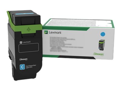 Lexmark - Cyan - original - boîte - cartouche de toner LCCP, LRP - pour Lexmark CS632dwe, CX635adwe - 75M2XC0 - Cartouches de toner