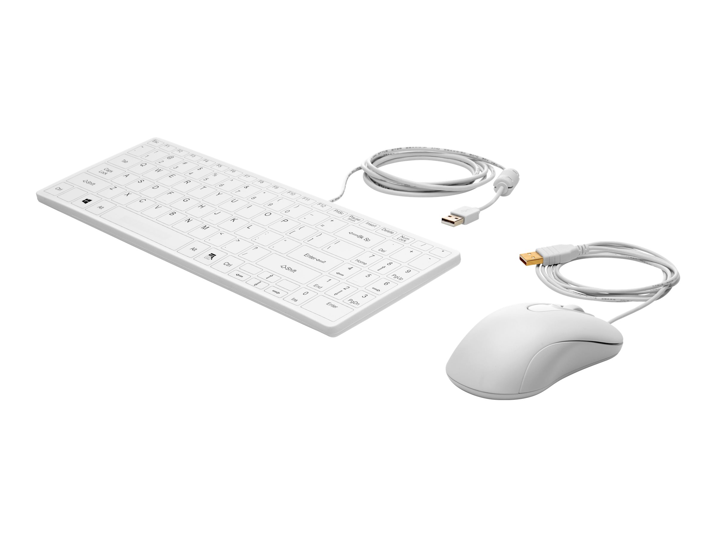 HP - Healthcare - ensemble clavier et souris - USB - Français - pour HP Z1 G8; EliteDesk 80X G6, 80X G8; EliteOne 800 G8; Portable Pro; ProDesk 40X G6 - 1VD81AA#ABF - Claviers