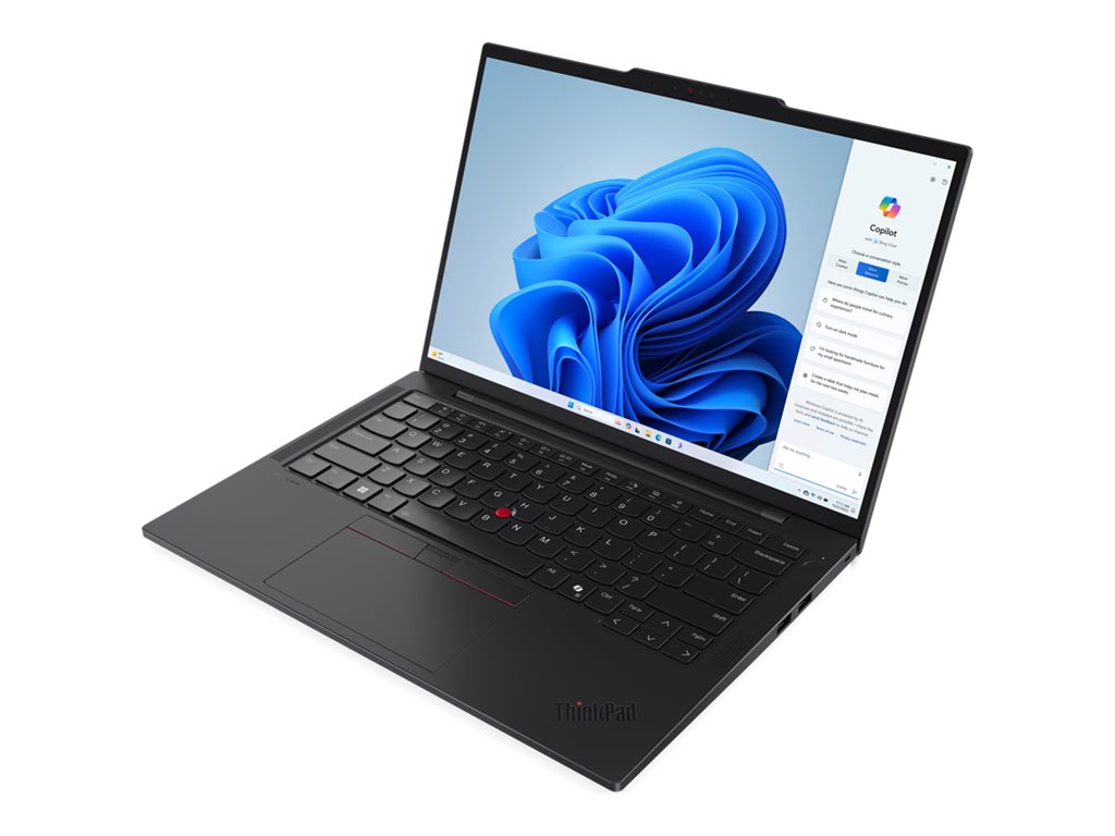 Lenovo ThinkPad T14s Gen 5 21LS - Conception de charnière à 180 degrés - Intel Core Ultra 7 - 155U / jusqu'à 4.8 GHz - Evo - Win 11 Pro - Intel Graphics - 16 Go RAM - 512 Go SSD TCG Opal Encryption 2, NVMe - 14" IPS 1920 x 1200 - Wi-Fi 6E, Bluetooth - noir - clavier : Français - avec 1 an de support Premier Lenovo - 21LS0028FR - Ordinateurs portables