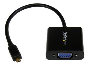 StarTech.com Adaptateur convertisseur Micro HDMI vers VGA pour smartphone/ultrabook/tablette - 1920 x 1080 (MCHD2VGAE2) - Convertisseur vidéo - HDMI - VGA - noir - MCHD2VGAE2 - Convertisseurs vidéo