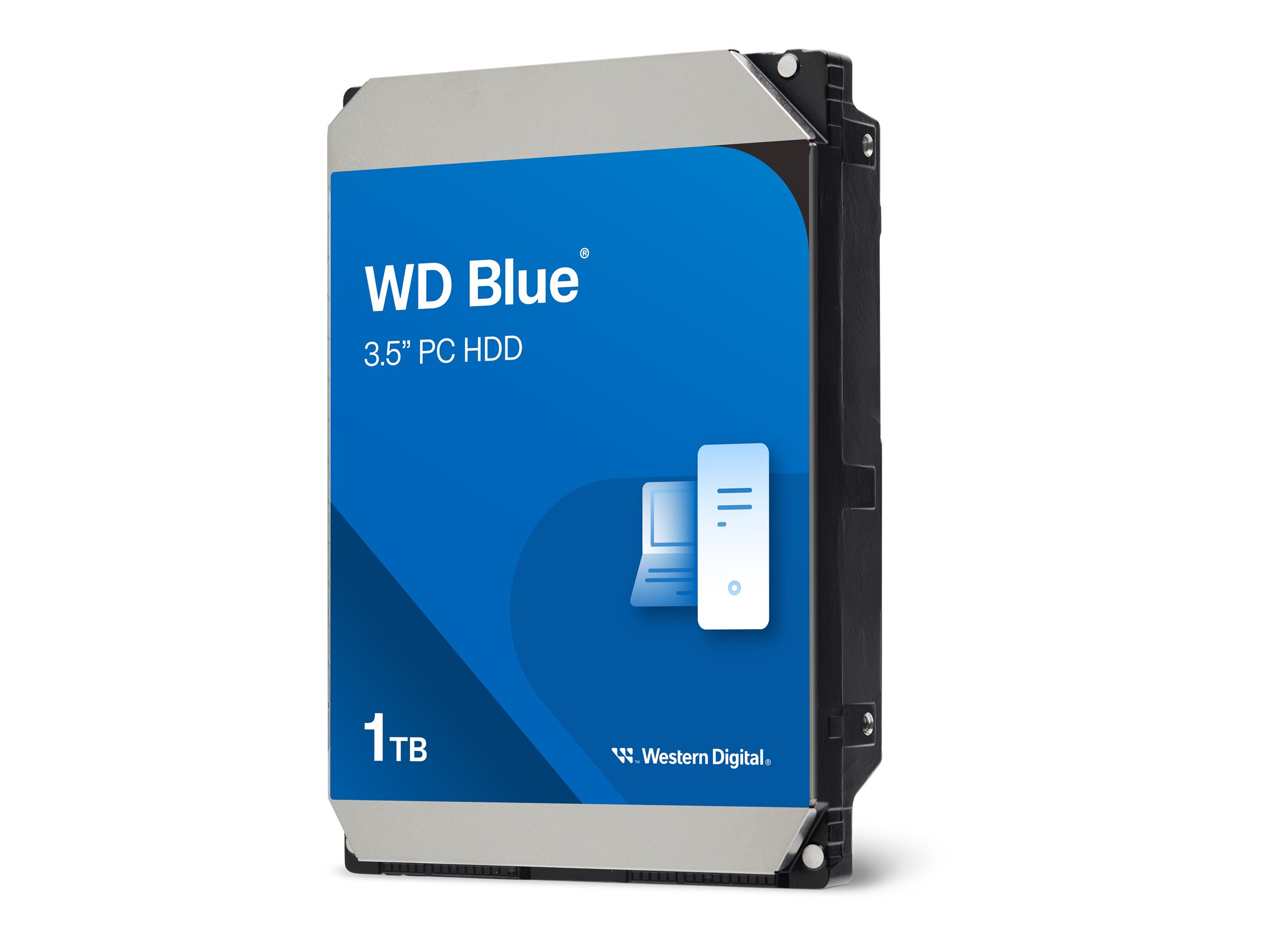 WD Blue WD10EZEX - Disque dur - 1 To - interne - 3.5" - SATA 6Gb/s - 7200 tours/min - mémoire tampon : 64 Mo - pour My Cloud EX2 - WD10EZEX - Disques durs internes