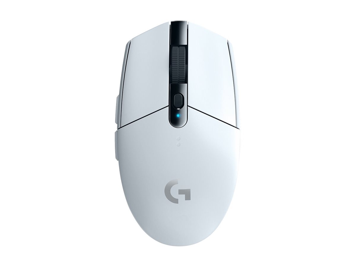 Logitech G G305 - Souris - optique - 6 boutons - sans fil - 2.4 GHz - récepteur sans fil USB - blanc - 910-005292 - Souris