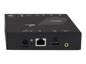 StarTech.com Recepteur HDMI 4K via IP pour ST12MHDLAN4K - Extendeur video sur IP - Support pour mur video - HDMI extender - 4K - Prolongateur audio/vidéo - récepteur - 1GbE, HDMI - jusqu'à 100 m - pour P/N: ST12MHDLAN4K, SV565HDIP, SVA12M2NEUA, SVA12M5NA, VIDWALLMNT - ST12MHDLAN4R - Prolongateurs de signal