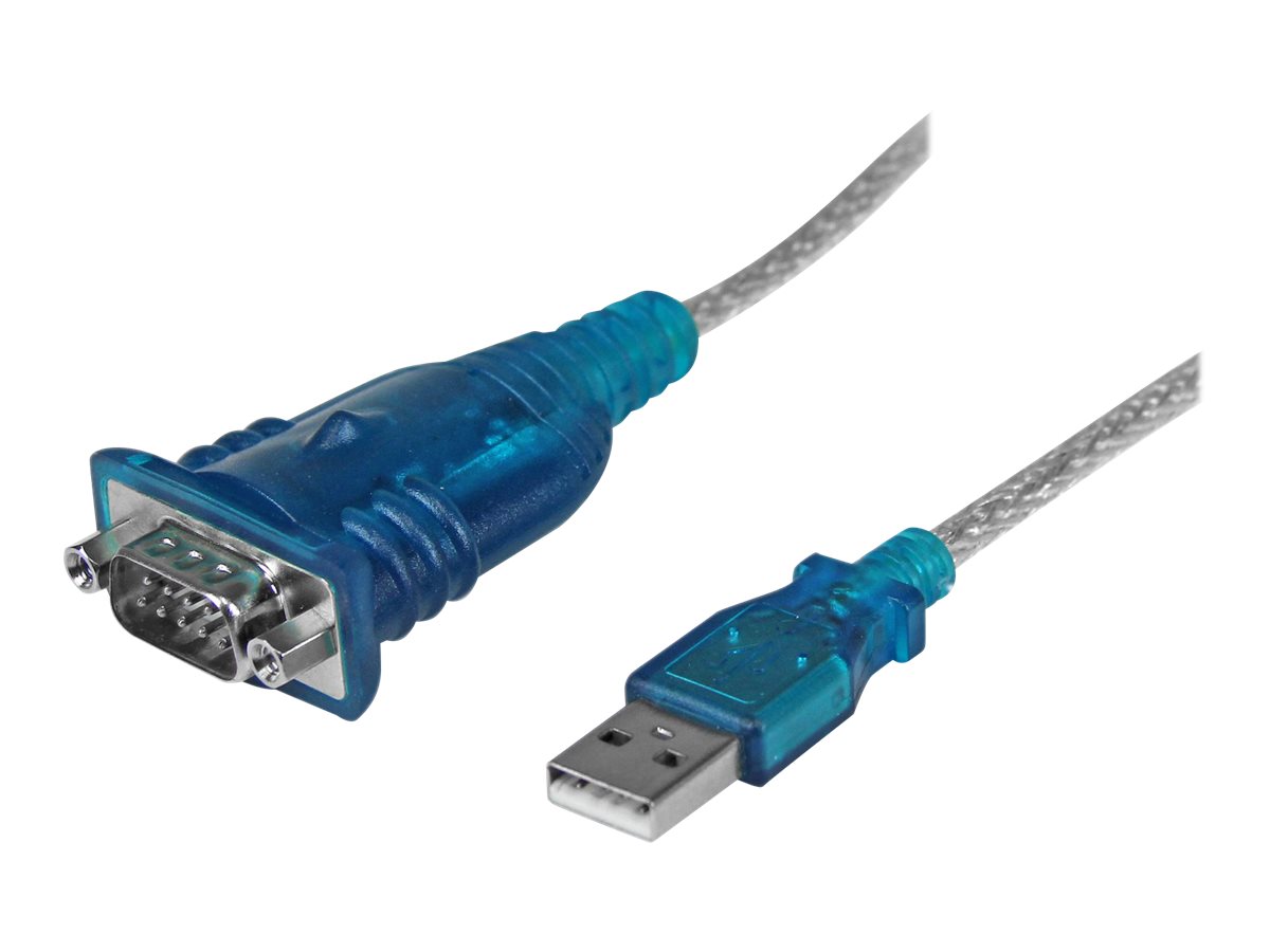 StarTech.com Câble Adaptateur USB vers Série DB9 RS232 - Mâle / Mâle - Convertisseur USB A vers RS-232 Compatible avec Windows 8 - Adaptateur série - USB 2.0 - RS-232 - ICUSB232V2 - Cartes réseau USB