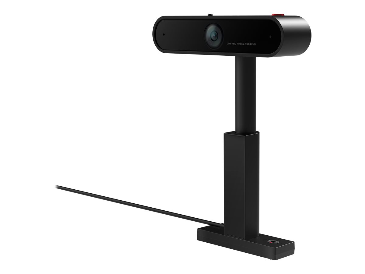 Lenovo ThinkVision MC50 - Webcam - couleur - 1920 x 1080 - audio - câblé - USB 2.0 - MJPEG, YUY2 - 4XC1D66056 - Webcams