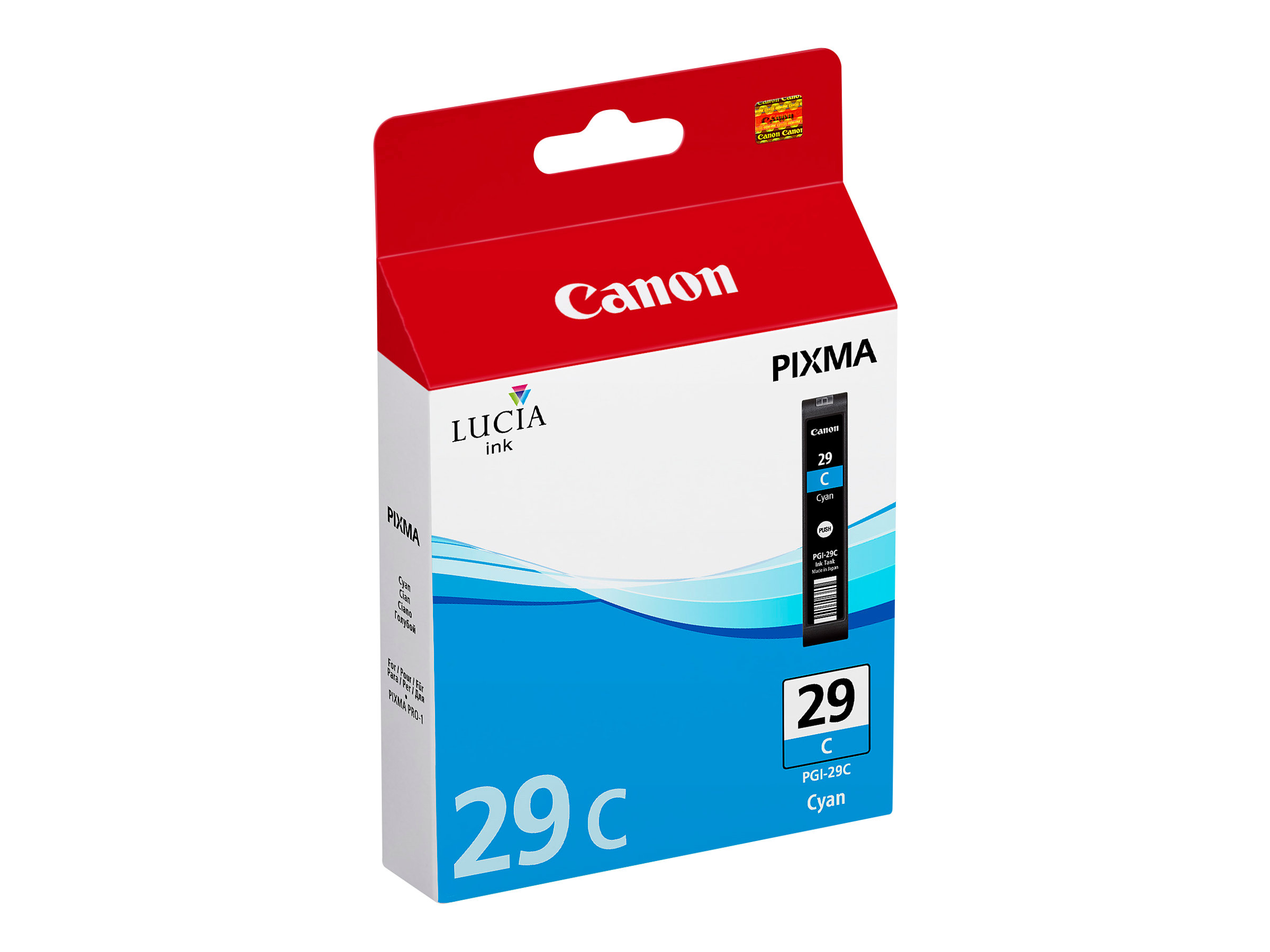 Canon PGI-29C - 36 ml - cyan - original - réservoir d'encre - pour PIXMA PRO-1 - 4873B001 - Réservoirs d'encre