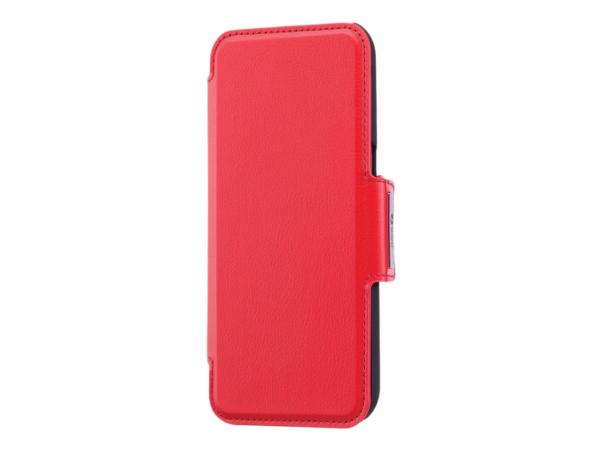 Doro - Étui à rabat pour téléphone portable - rouge - pour DORO 8110 - 8159 - Coques et étuis pour téléphone portable