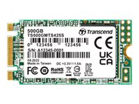 Transcend MTS425S - SSD - 500 Go - interne - M.2 2242 - SATA 6Gb/s - TS500GMTS425S - Disques SSD