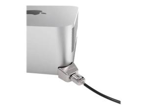 Compulocks Mac Studio Adaptateur de verrouillage Ledge avec câble antivol à clé argenté - Verrou de sécurité - pour Apple Mac Studio - MSLDG01KL - Accessoires pour ordinateur portable et tablette