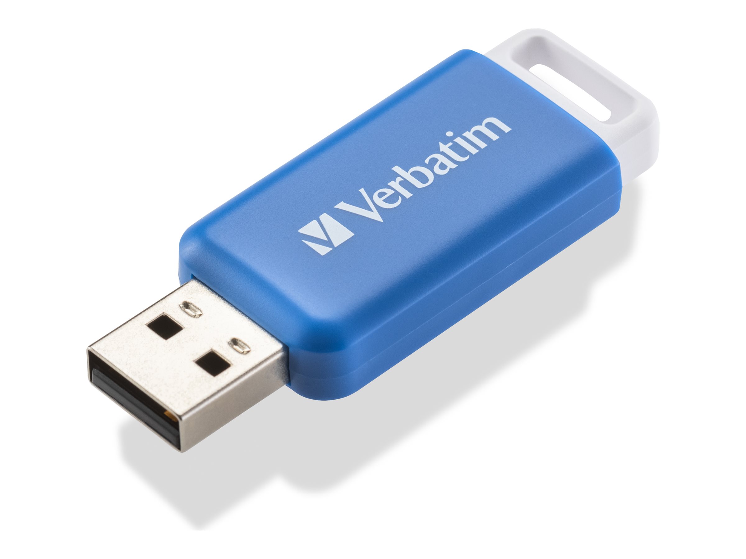 Verbatim DataBar - Clé USB - 64 Go - USB 2.0 - bleu - 49455 - Lecteurs flash