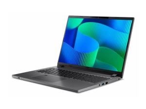 Acer TravelMate P2 16 TMP216-51-G2-TCO - Conception de charnière à 180 degrés - Intel Core 7 - 150U / jusqu'à 5.4 GHz - Win 11 Pro - Intel Graphics - 16 Go RAM - 512 Go SSD NVMe - 16" 1920 x 1200 - Gigabit Ethernet - Wi-Fi 6E - gris acier - clavier : Français - NX.B9GEF.004 - Ordinateurs portables