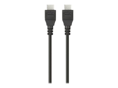 Belkin Câble HDMI haute vitesse avec Ethernet - Câble HDMI avec Ethernet - HDMI mâle pour HDMI mâle - 5 m - double blindage - F3Y020BT5M - Câbles HDMI