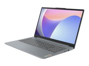 Lenovo IdeaPad Slim 3 15IRH8 83EM - Conception de charnière à 180 degrés - Intel Core i7 - 13620H / jusqu'à 4.9 GHz - Win 11 Home - UHD Graphics - 16 Go RAM - 1 To SSD NVMe - 15.6" IPS 1920 x 1080 (Full HD) - Wi-Fi 6 - gris arctique - clavier : Français - 83EM0046FR - Ordinateurs portables