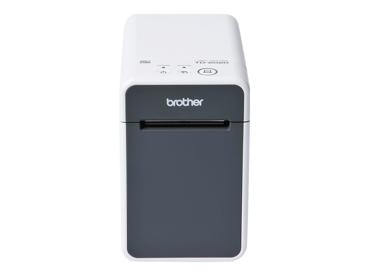 Brother TD-2020A - Imprimante d'étiquettes - thermique direct - Rouleau (6,3 cm) - 203 dpi - jusqu'à 152.4 mm/sec - USB 2.0, série - TD2020AXX1 - Imprimantes thermiques