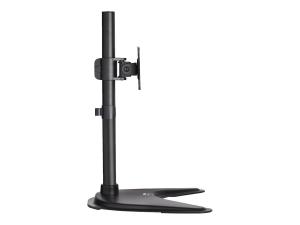 Eaton Tripp Lite Series TV Desk Mount Monitor Stand Single-Display Swivel Tilt for 13" to 27" Displays - Pied - pleine action - pour moniteur - acier - noir - Taille d'écran : 13"-27" - ordinateur de bureau - DDR1327SE - Montages pour TV et moniteur