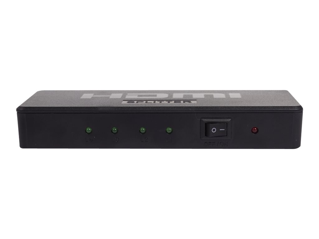 Uniformatic - Répartiteur vidéo/audio - 4 x HDMI - de bureau - 73601 - Commutateurs KVM