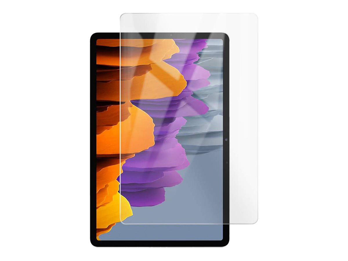 DLH - Protection d'écran pour tablette - verre - pour Samsung Galaxy Tab S7 FE, Tab S7+, Tab S8+ - DY-PE4296 - Accessoires pour ordinateur portable et tablette