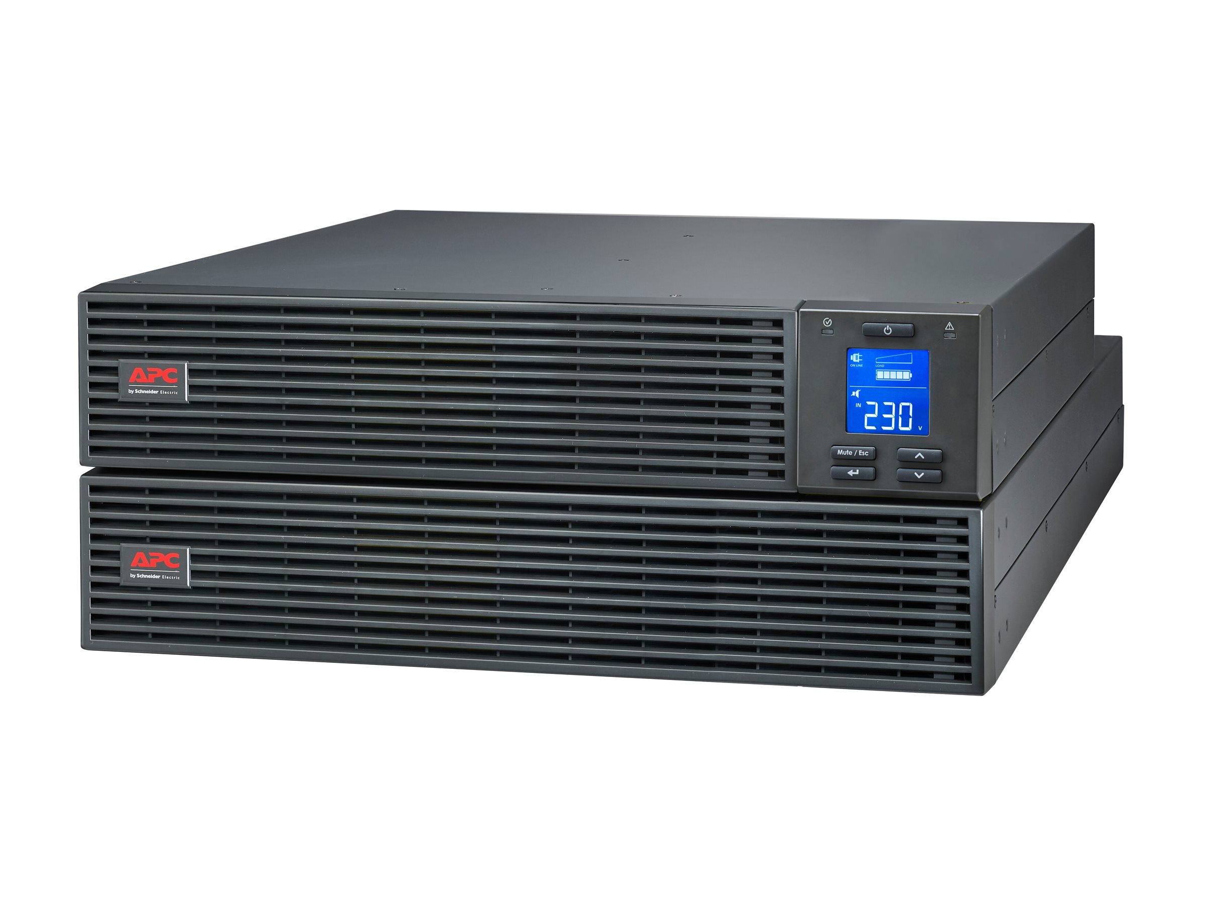 APC Easy UPS SRV SRV2KRILRK - Onduleur (rack-montable) - CA 220/230/240 V - 1600 Watt - 2000 VA - RS-232, USB - connecteurs de sortie : 4 - PFC - avec Kit de rail - SRV2KRILRK - UPS montables sur rack