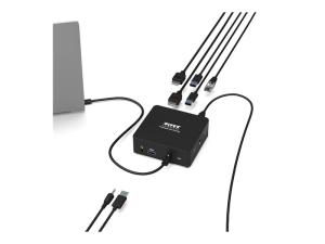 PORT connect USB-C & USB-A Dual Video Docking Station 2 X 2K - Station d'accueil - USB-C / USB 3.0 - 2 x HDMI - 1GbE - 100 Watt - 901908 - Stations d'accueil pour ordinateur portable