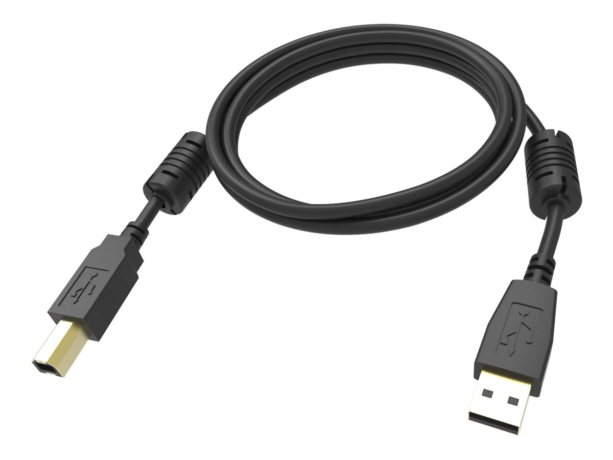 Vision Professional - Câble USB - USB (M) pour USB type B (M) - USB 2.0 - 2 m - noir - TC 2MUSB/BL - Câbles USB