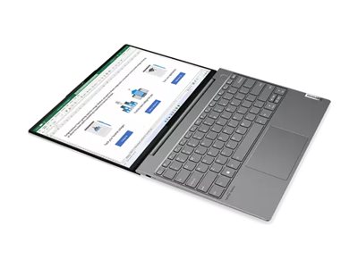 Lenovo ThinkBook 13x G2 IAP 21AT - Intel Core i7 - 1255U / jusqu'à 4.7 GHz - Evo - Win 11 Pro - Carte graphique Intel Iris Xe - 16 Go RAM - 512 Go SSD NVMe - 13.3" IPS 2560 x 1600 (WQXGA) - Gigabit Ethernet - Wi-Fi 6E - gris métallisé double tonalité - clavier : Français - avec ThinkBook USB-C Micro Hub - 21AT000AFR - Ordinateurs portables