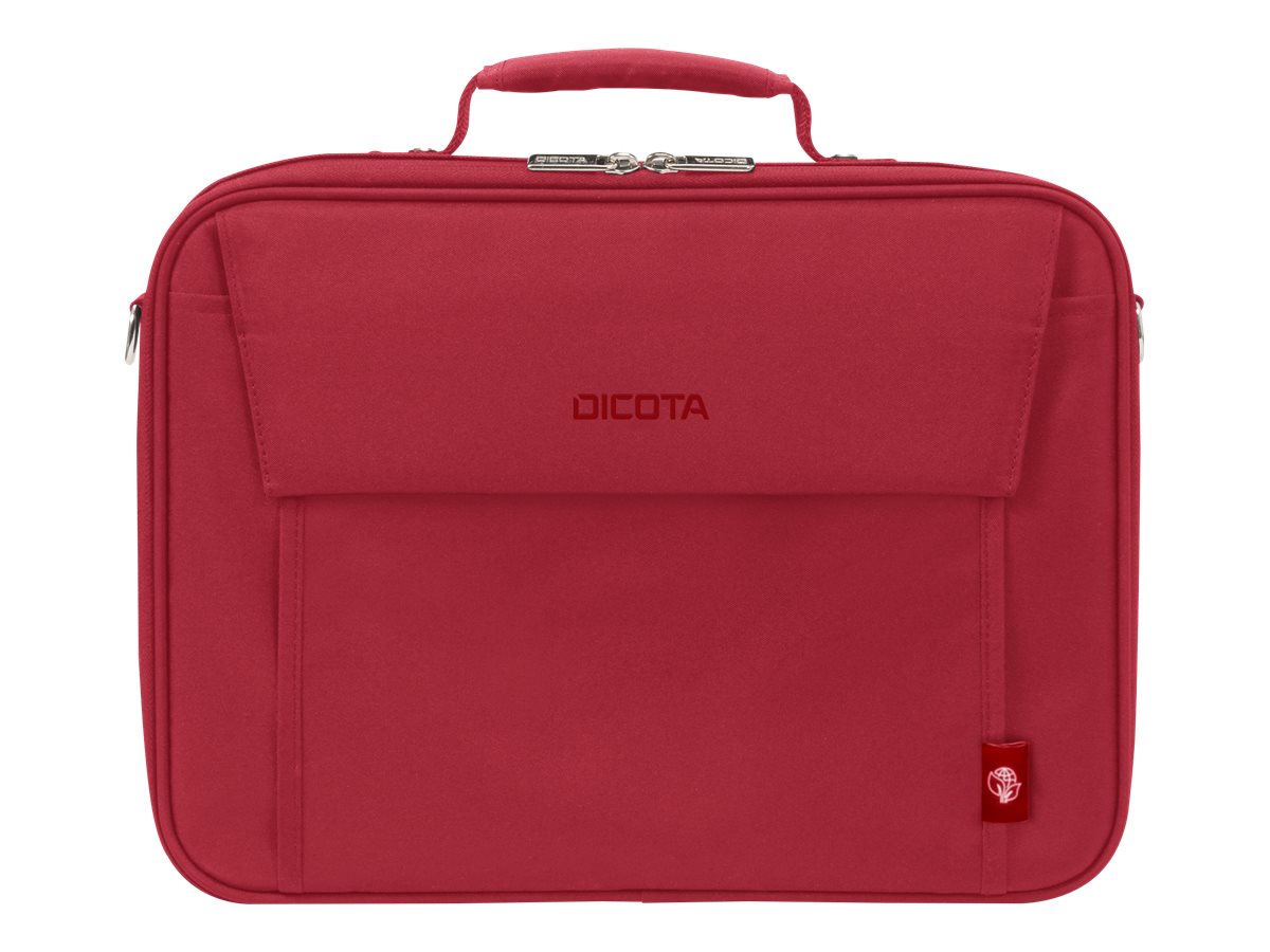 DICOTA Eco Multi BASE - Sacoche pour ordinateur portable - 14" - 15.6" - rouge - D30920-RPET - Sacoches pour ordinateur portable