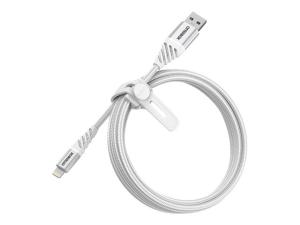 OtterBox Premium - Câble Lightning - USB mâle pour Lightning mâle - 2 m - blanc nuage - 78-52641 - Câbles spéciaux