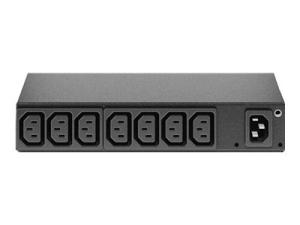 PDU en rack de base APC AP6015A - Unité de distribution secteur (rack-montable) - AC 100/120/200/208/230/240 V - entrée : IEC 60320 C14 - connecteurs de sortie : 8 (power IEC 60320 C13) - 1U - noir - pour P/N: SMTL1000RMI2UC, SMX1000C, SMX1500RM2UC, SMX1500RM2UCNC, SMX750C, SMX750CNC - AP6015A - Parasurtenseurs et PDU