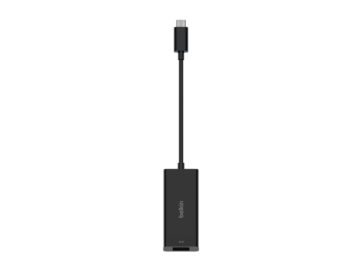 Belkin CONNECT - Adaptateur réseau - USB-C - Ethernet 10M/100M/1G/2,5 Gigabit - noir - INC012BTBK - Cartes réseau USB