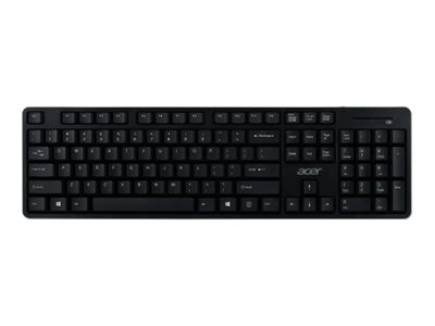 Acer Combo 100 Kit - Ensemble clavier et souris - sans fil - Français - noir - pour Aspire C 22; Chromebook 51X; Extensa 15; TravelMate Spin B3; Veriton Essential N VEN2580 - GP.ACC11.00D - Claviers