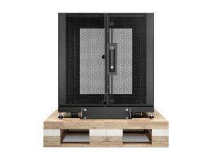 APC NetShelter SX - Rack armoire - noir - 12U - 19" - pour P/N: SURT48RMXLBP - AR3003SP - Accessoires pour serveur