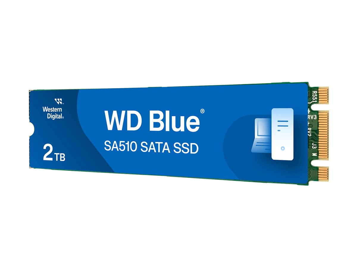 WD Blue SA510 WDS200T3B0B-00C7C0 - SSD - 2 To - interne - M.2 2280 - SATA 6Gb/s - WDS200T3B0B-00C7C0 - Disques SSD