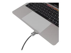 Compulocks MacBook Pro 13" M1 & M2 Adaptateur Ledge avec câble à clé argenté - Adaptateur à fente de verrouillage pour la sécurité - avec câble de sécurité à clé - pour Apple MacBook Pro 13.3 in (M1, M2) - UNVMBPRLDG01KL - Accessoires pour ordinateur portable et tablette