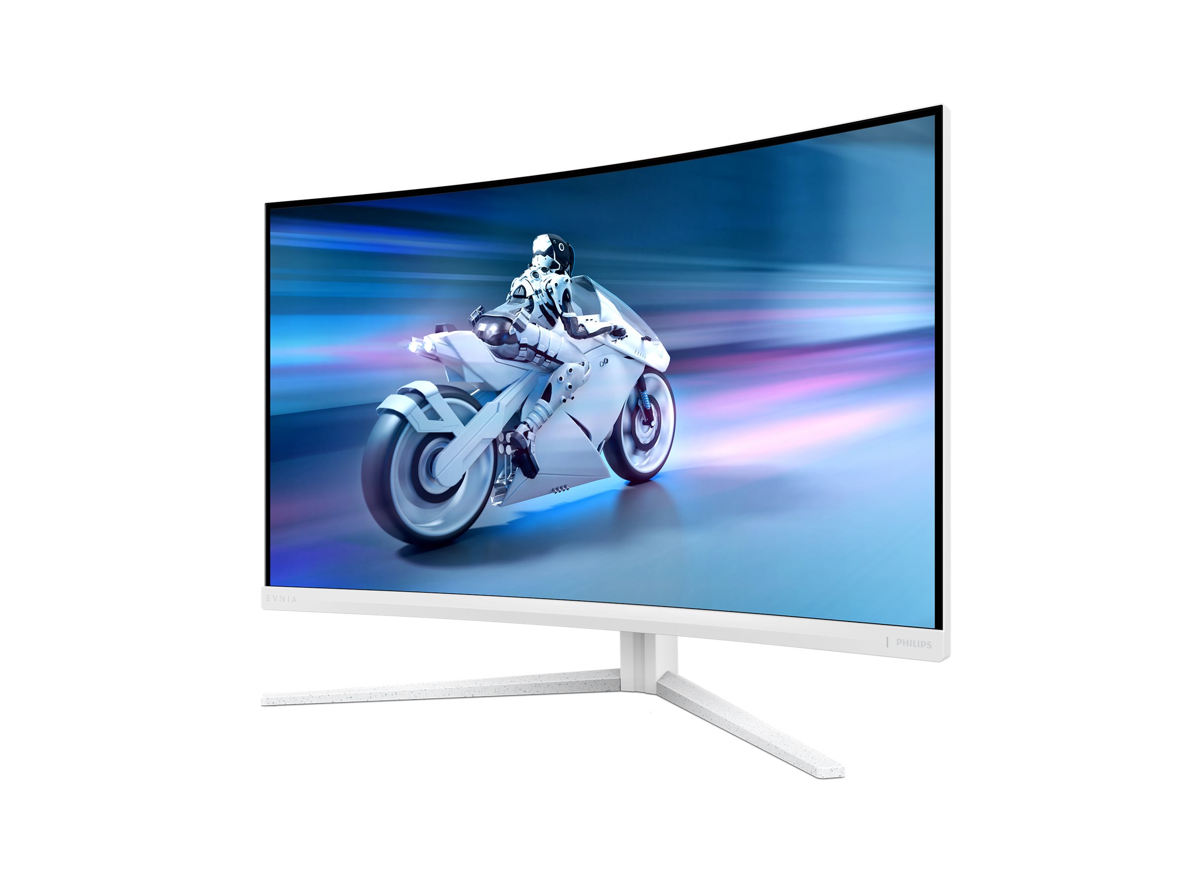 Philips Evnia 5000 32M2C5501 - Écran LED - jeux - incurvé - 32" (31.5" visualisable) - 2560 x 1440 QHD @ 180 Hz - Fast VA - 3500:1 - HDR10 - 0.5 ms - 2xHDMI, DisplayPort - blanc - 32M2C5501/00 - Écrans d'ordinateur