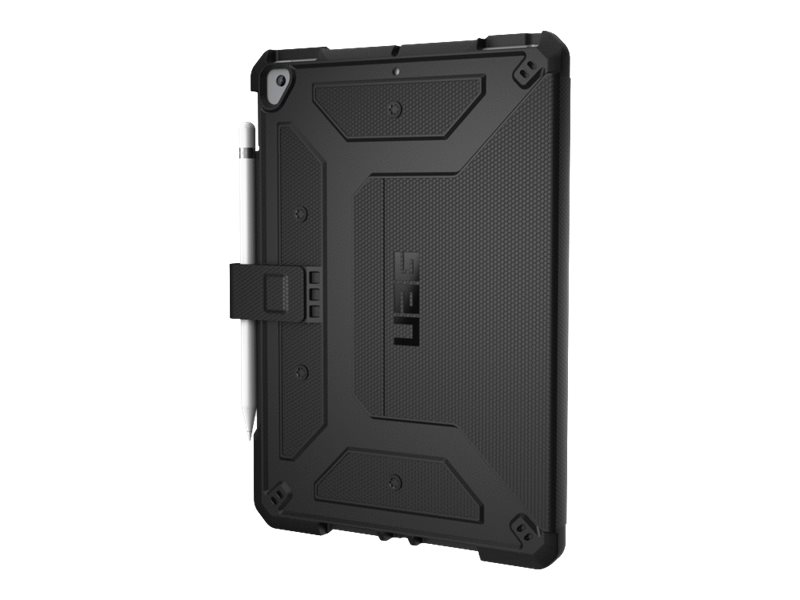 UAG Case for iPad 10.2-in (9/8/7 Gen, 2021/2020/2019) - Metropolis Black - Coque de protection pour tablette - polyuréthane, polyuréthanne thermoplastique (TPU) - noir - 10.2" - pour Apple 10.2-inch iPad (7ème génération, 8ème génération) - 121916114040 - Accessoires pour ordinateur portable et tablette